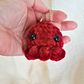 Mini Crochet Octopus Keychain | Plush Octopus Bag Charm | Cute Kawaii Sea Animal Keychain | Handmade Crochet Gift