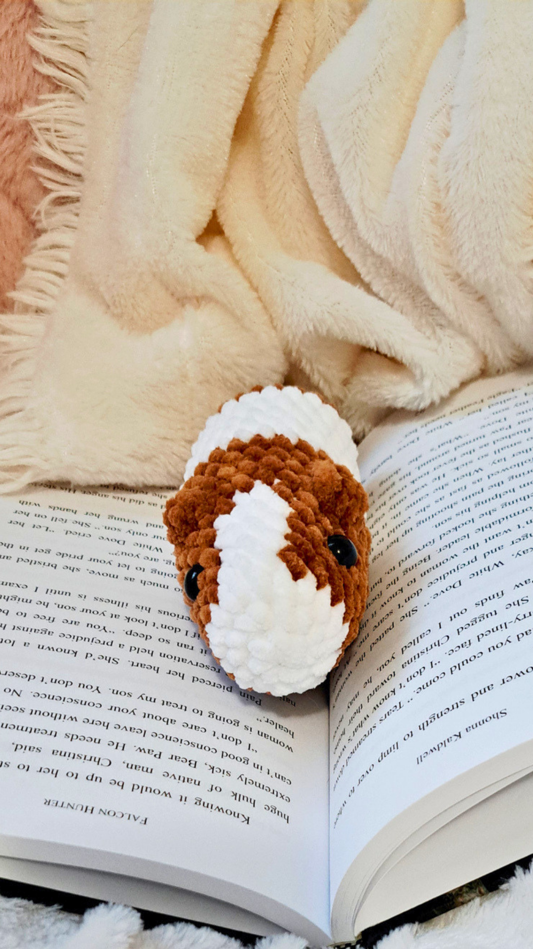 Crochet Guinea Pig Plush | Handmade Guinea Pig Stuffed Animal | Soft Chenille Plushie | Guinea Pig Lover Gift | Small Animal Plush