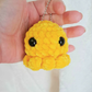 Mini Crochet Octopus Keychain | Plush Octopus Bag Charm | Cute Kawaii Sea Animal Keychain | Handmade Crochet Gift