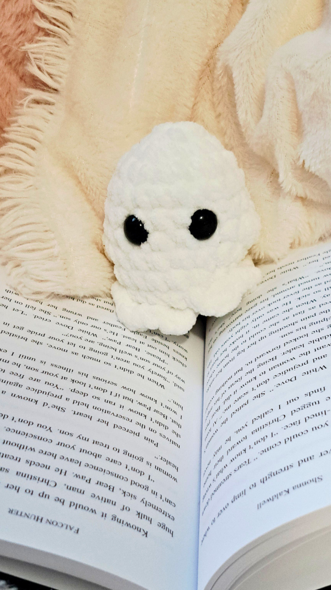 Crochet Ghost Plush | Cute Halloween Ghost | Chunky Ghost Plushie | Spooky Season Decor | Handmade Halloween Plush