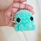 Mini Crochet Octopus Keychain | Plush Octopus Bag Charm | Cute Kawaii Sea Animal Keychain | Handmade Crochet Gift