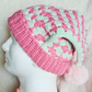 Crochet Hexi-Jester Hat – Handmade Whimsical Pom Pom Hat