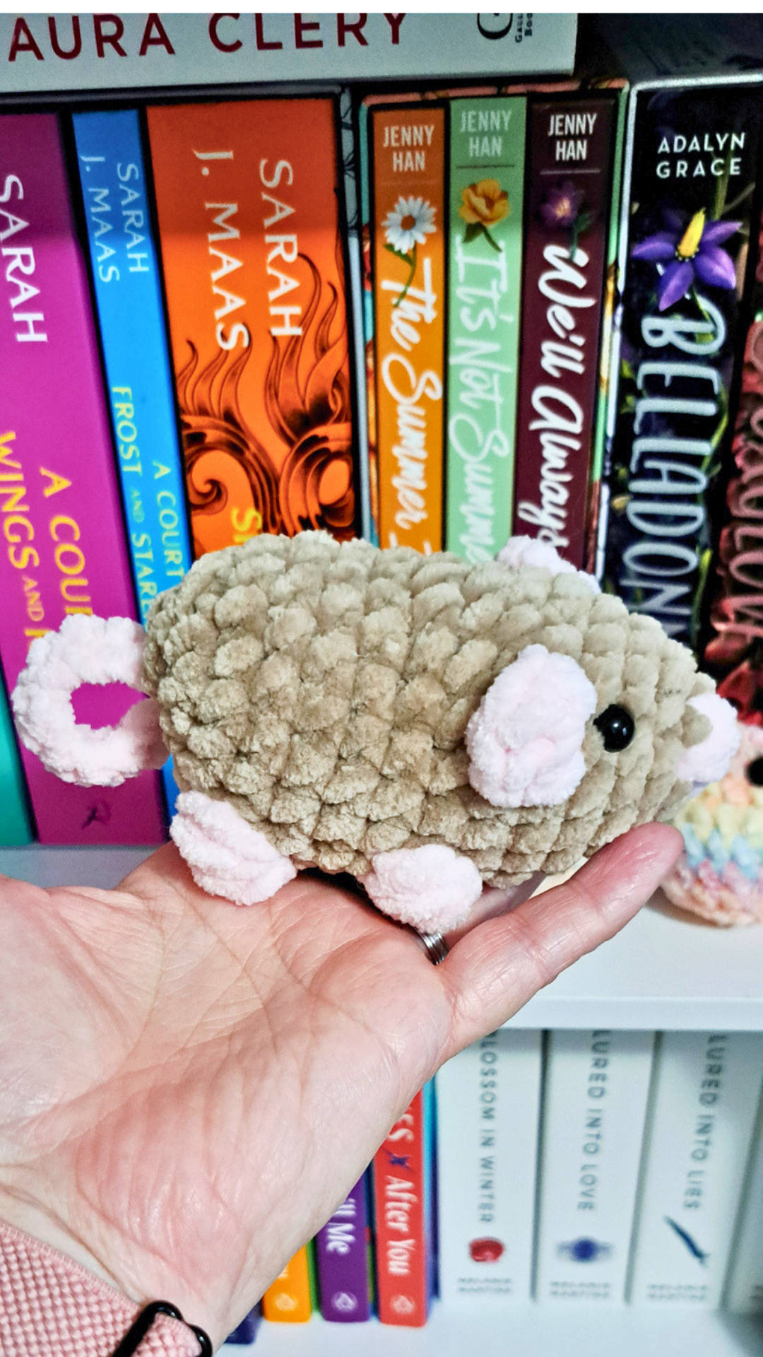 Mini Crochet Mouse Plush | Tiny Mouse Stuffed Animal | Handmade Mouse Plushie | Cute Amigurumi Mouse | Small Animal Gift