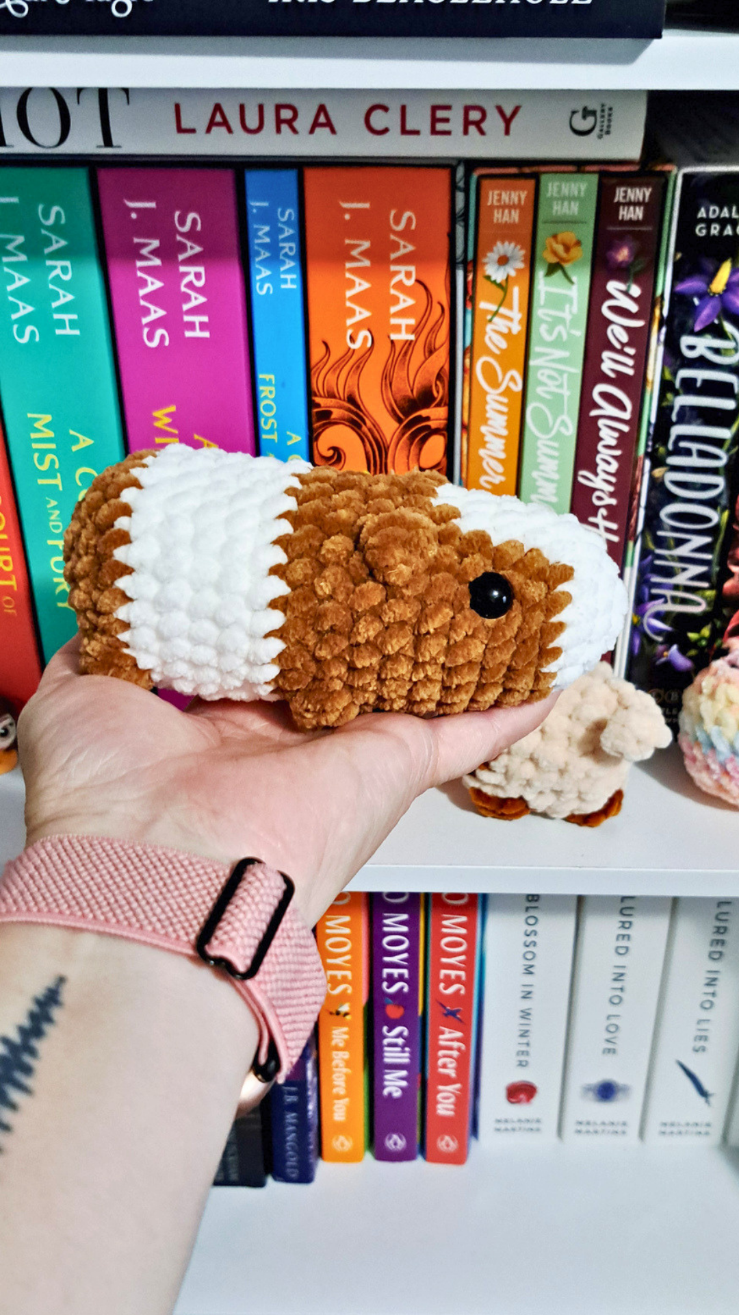 Crochet Guinea Pig Plush | Handmade Guinea Pig Stuffed Animal | Soft Chenille Plushie | Guinea Pig Lover Gift | Small Animal Plush