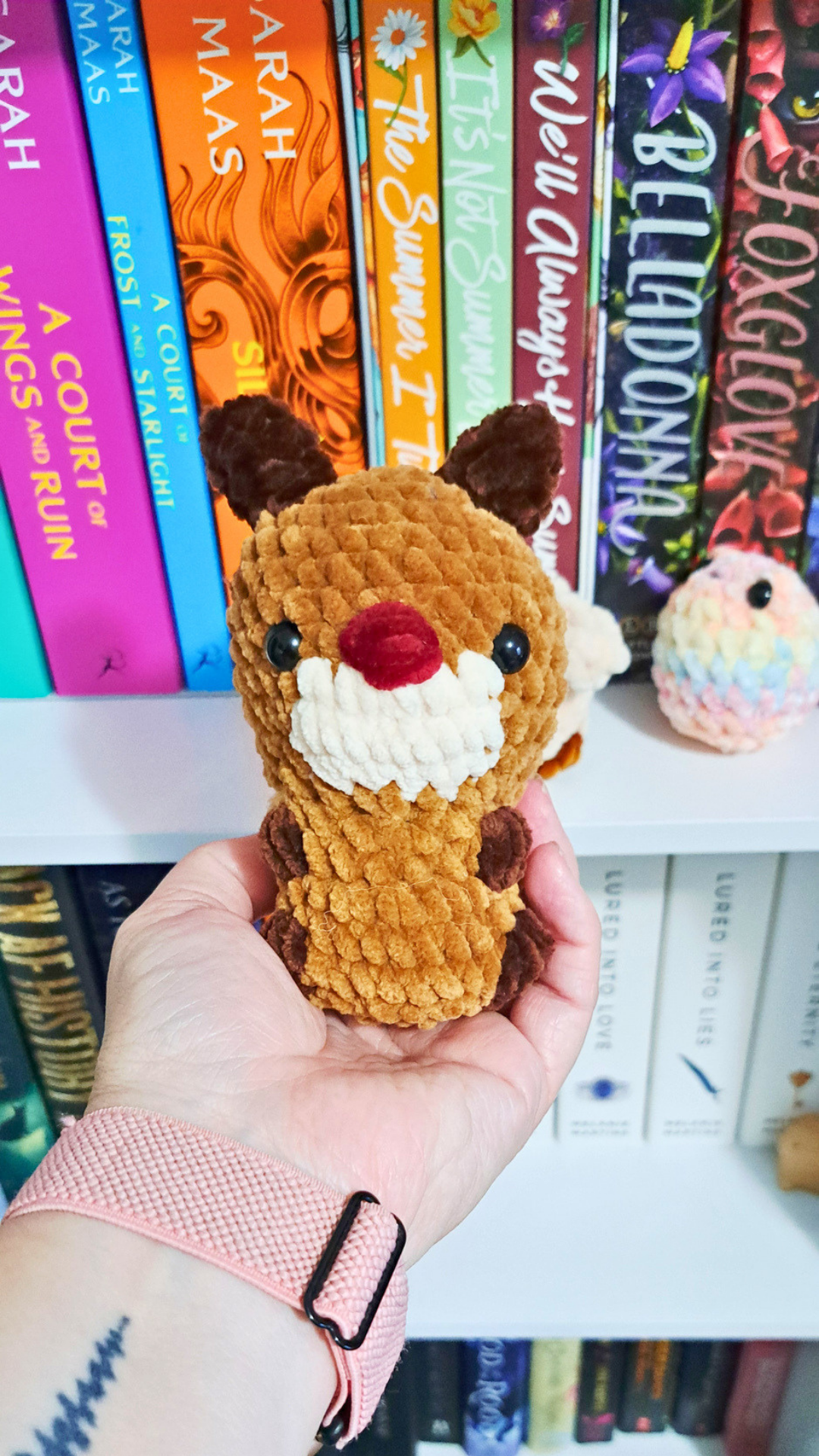 Crochet Reindeer Plush | Handmade Woodland Reindeer | Soft Chenille Stuffed Animal | Christmas Plushie | Winter Woodland Gift