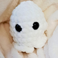 Crochet Ghost Plush | Cute Halloween Ghost | Chunky Ghost Plushie | Spooky Season Decor | Handmade Halloween Plush