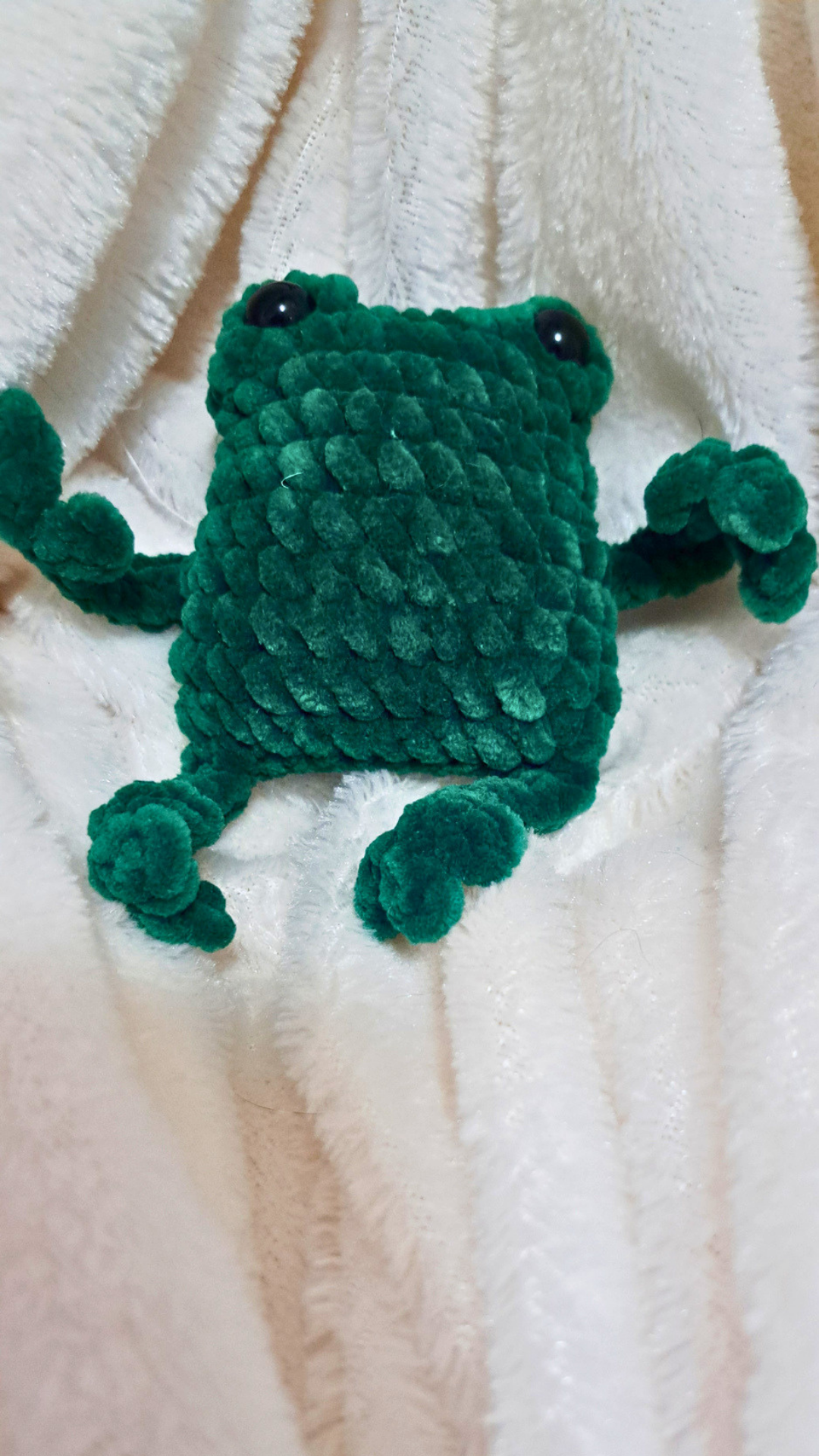 Mini Leggy Frog Crochet Plush | Tiny Frog Plushie | Cute Frog Stuffed Animal | Handmade Frog Gift | Pocket Frog