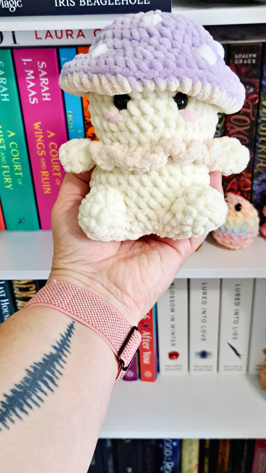 Mushroom Sprout | Handmade Crochet Mushroom Plushie