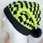 Crochet Hexi-Jester Hat – Handmade Whimsical Pom Pom Hat