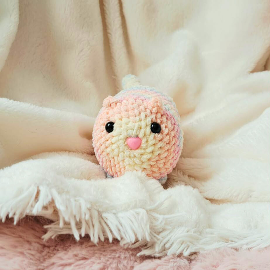 Mini Pastel Rainbow Purrloaf Cat