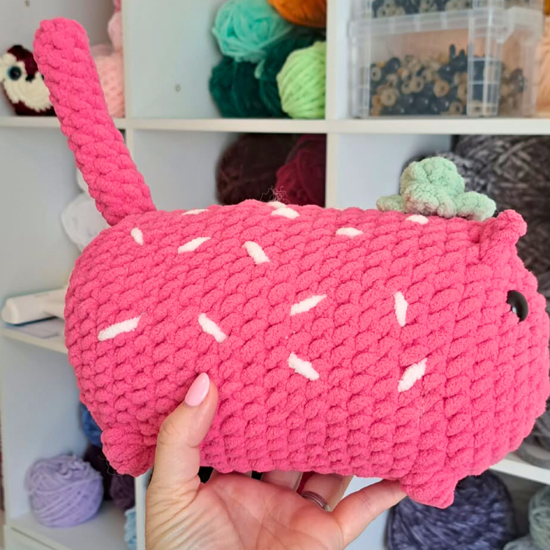 Large Strawberry Loaf Cats