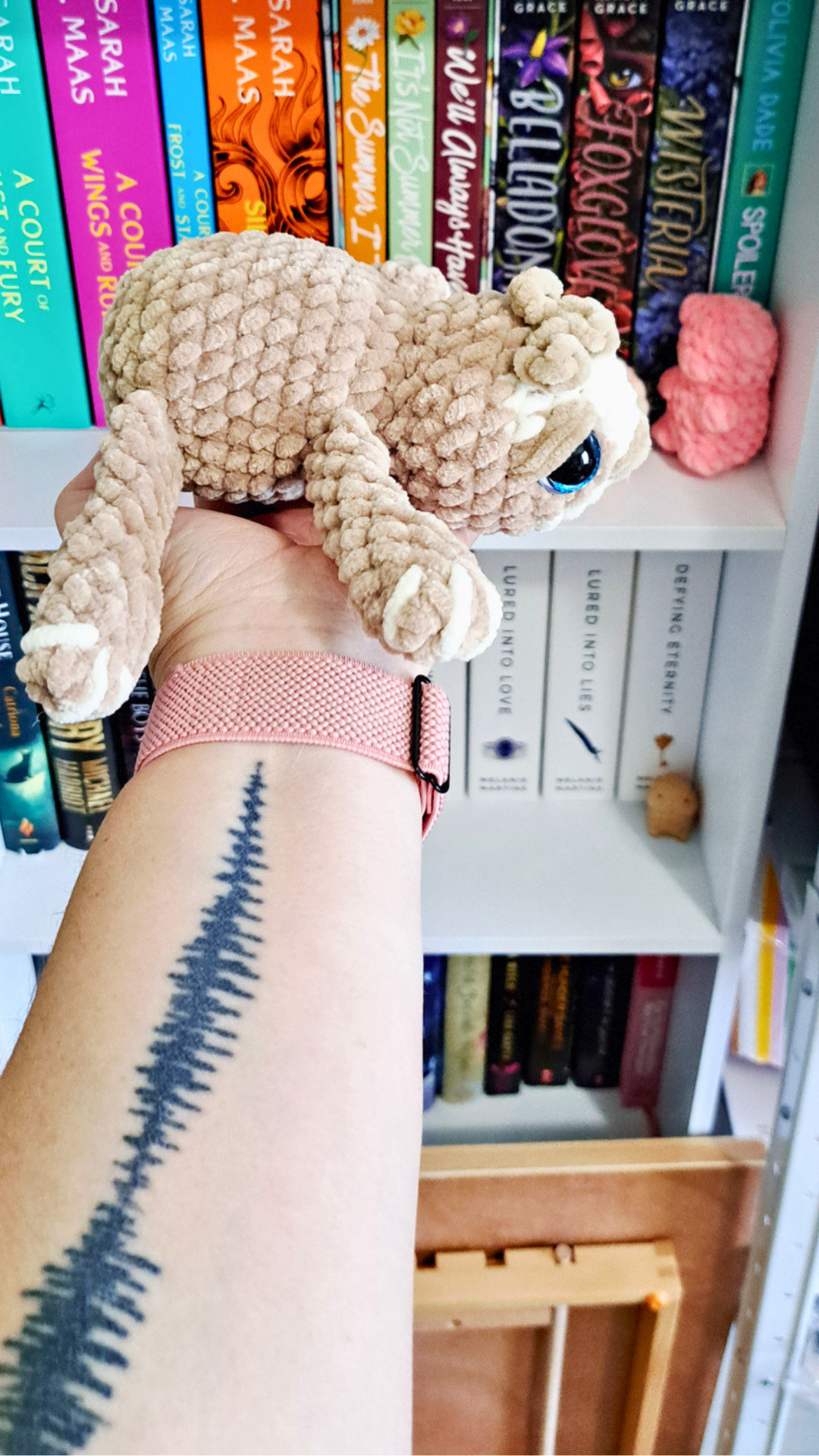 Sleepy Sloth | Handmade Crochet Sloth Plushie