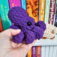 Crochet Octopus Plush | Chunky Ocean Animal Plushie | Handmade Stuffed Octopus | Cute Sea Creature Gift | Soft Amigurumi