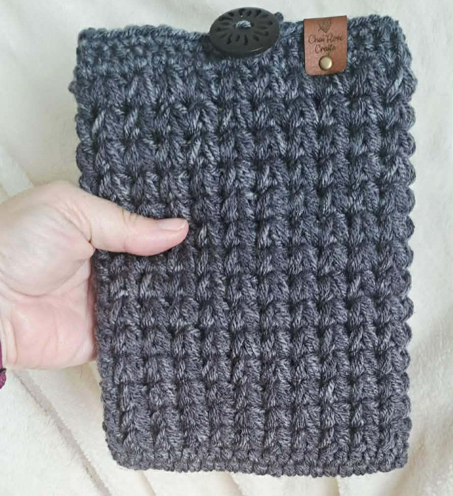 Crochet Kindle Sleeve | Handmade Book Sleeve | E-Reader Cover | Crochet Book Protector | Book Lover Gift