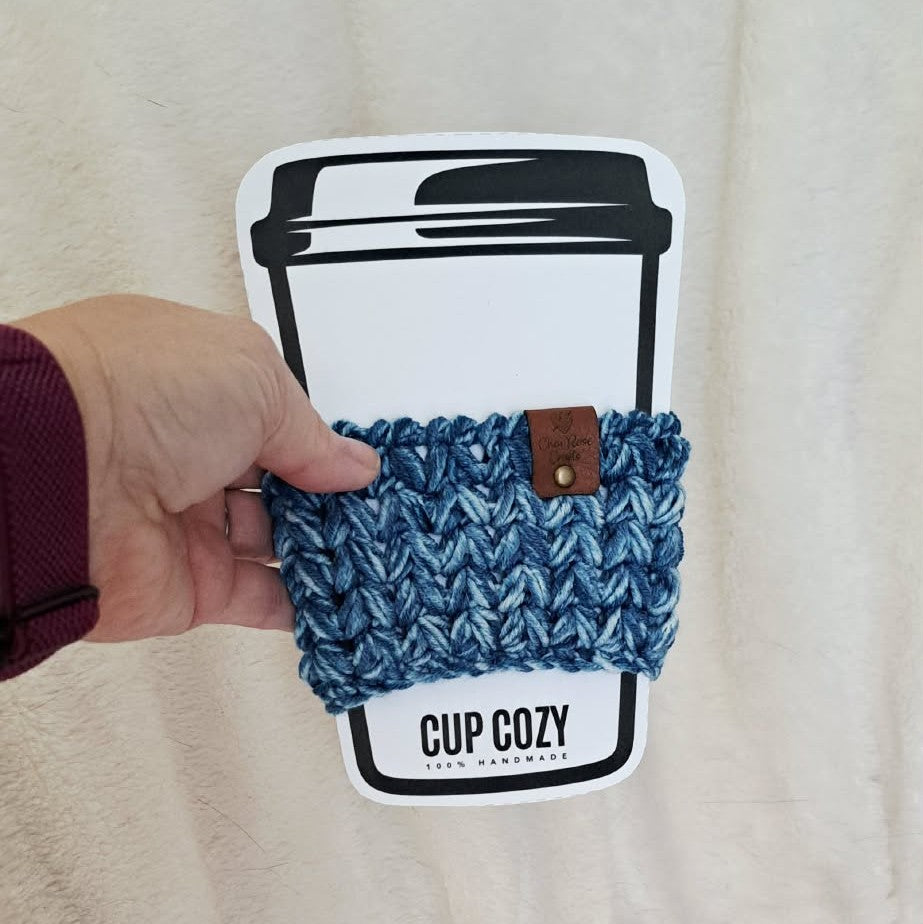 Crochet Cup Cozy | Reusable Coffee Cup Sleeve | Handmade Coffee Cozy | Crochet Drink Sleeve | Gift for Coffee Lover