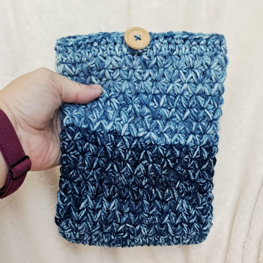 Crochet Kindle Sleeve | Handmade Book Sleeve | E-Reader Cover | Crochet Book Protector | Book Lover Gift